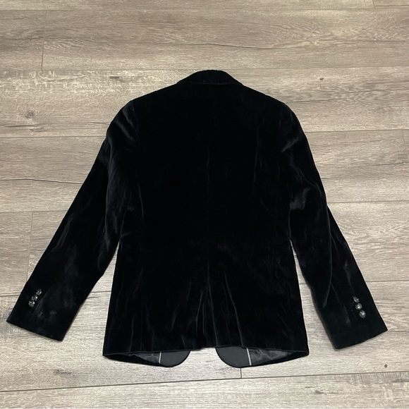 John Varvatos Boys Blazer Black Velvet Sport Coat Jacket Sz 10 - Picture 2 of 10